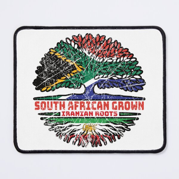 Item preview, South African Grown, Iranian Roots – Lion and Sun (Shir o Khorshid) Heritage Design designed and sold by FlagX.