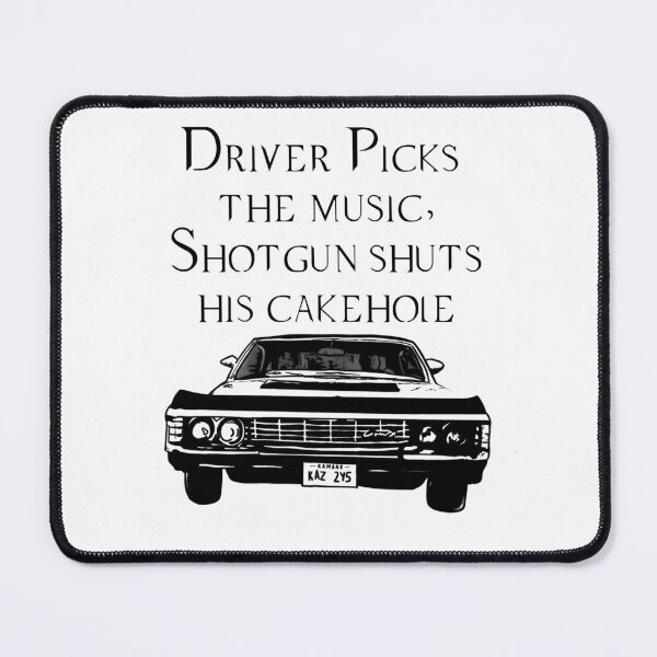 Item preview, Driver Picks the Music, Shotgun Shuts His Cakehole designed and sold by amarillomae.