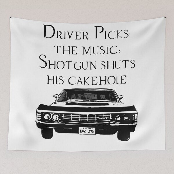 Item preview, Driver Picks the Music, Shotgun Shuts His Cakehole designed and sold by amarillomae.