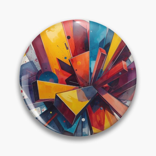 Item preview, Bold Color Block Burst designed and sold by Harmonic_Layers.