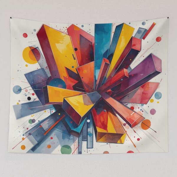 Item preview, Bold Color Block Burst designed and sold by Harmonic_Layers.
