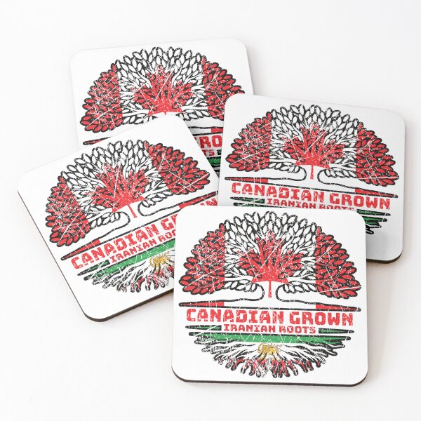 Item preview, Canadian Grown, Iranian Roots – Lion and Sun (Shir o Khorshid) Heritage Design designed and sold by FlagX.