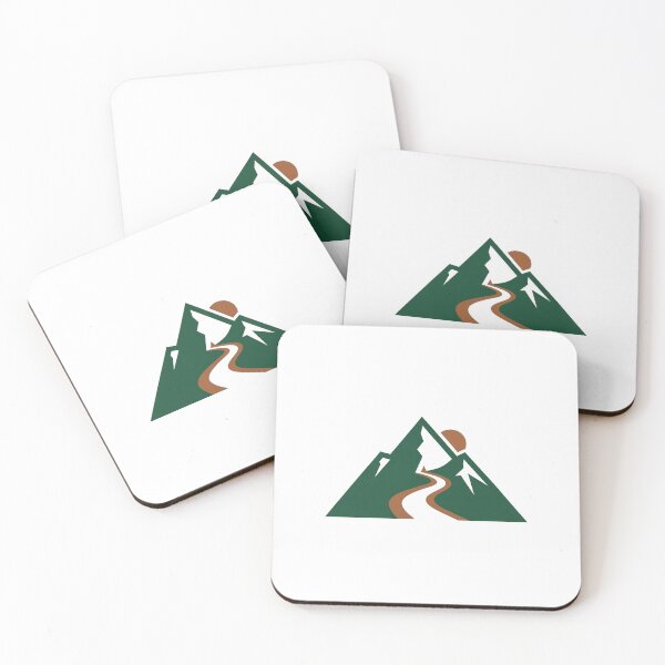 Item preview, Mountain peaks silhouetted against a vibrant orange morning sky designed and sold by VerizalShop.