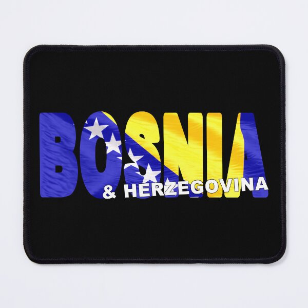 Item preview, BOSNIA & HERZEGOVINA - Flag cut to Letters Souvenir Sticker Shirt designed and sold by Adam Gormley.