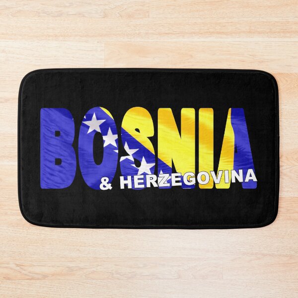 Item preview, BOSNIA & HERZEGOVINA - Flag cut to Letters Souvenir Sticker Shirt designed and sold by Adam Gormley.