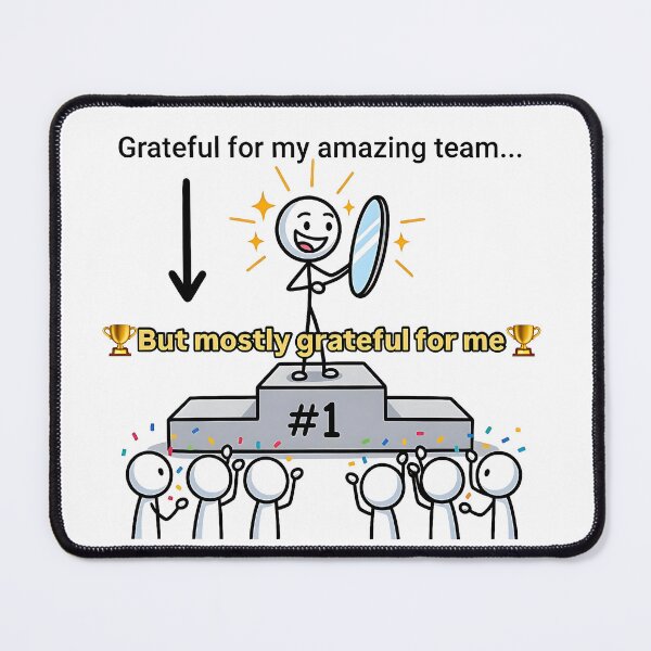 Item preview, Funny Grateful for My Amazing Team But Mostly Grateful for Me Crew  designed and sold by Inkdropivory.