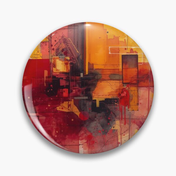 Item preview, Sunset Grid Abstract designed and sold by Harmonic_Layers.