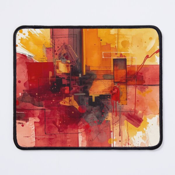 Item preview, Sunset Grid Abstract designed and sold by Harmonic_Layers.