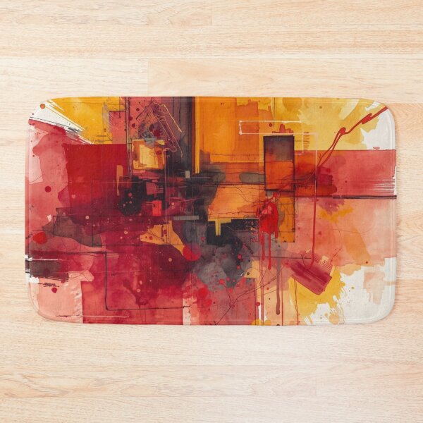 Item preview, Sunset Grid Abstract designed and sold by Harmonic_Layers.
