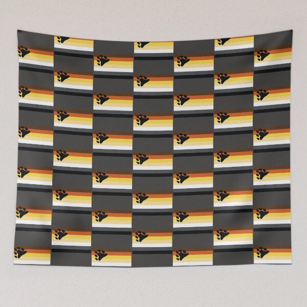 Item preview, Retro Bear Brotherhood Gay Pride Flag designed and sold by TackyTime.