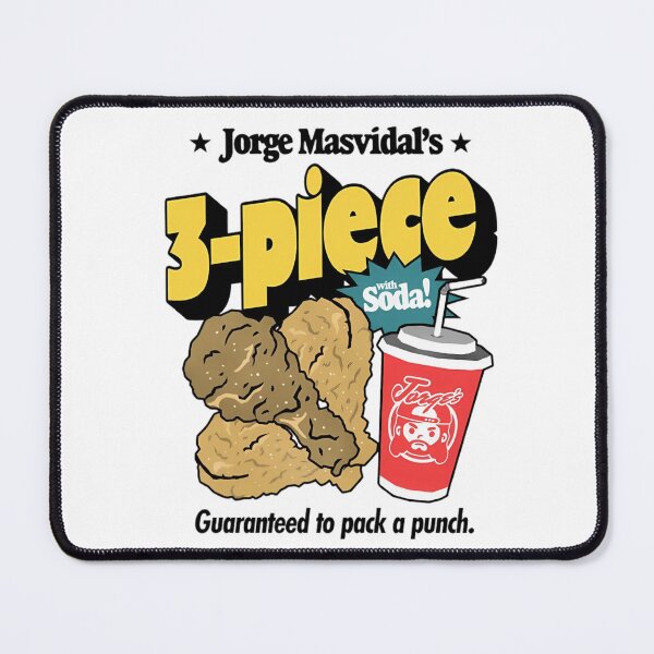 Item preview, Jorge Masvidal "3 Piece And a Soda" Guaranteed To Pack a Punch designed and sold by JeyVel.