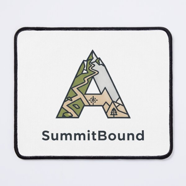 Item preview, A stylized letter A made up of different terrain maps, symbolizing adventure designed and sold by VerizalShop.