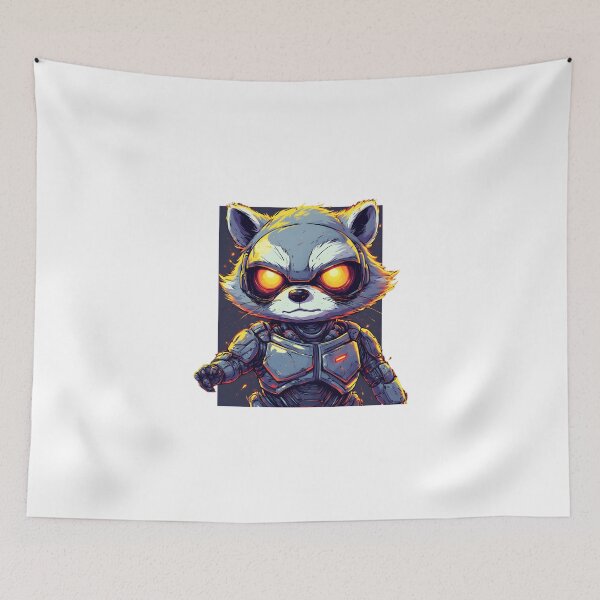 Item preview, 80s Robo-Racoon Comic Art designed and sold by owi-art.