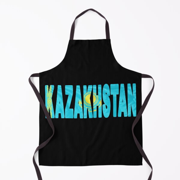 Item preview, KAZAKHSTAN - Flag Flying in Wind cut to Letters Souvenir Sticker Shirt designed and sold by Adam Gormley.