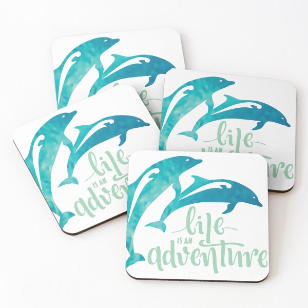 Item preview, Dolphins... Life is an Adventure designed and sold by CHASAcreative.