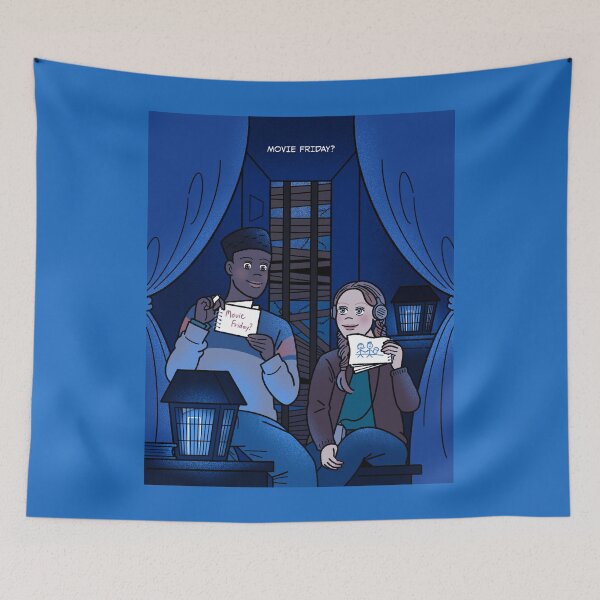 Item preview, Stranger Things : Max and Lucas (Movie Friday?) designed and sold by innissi.
