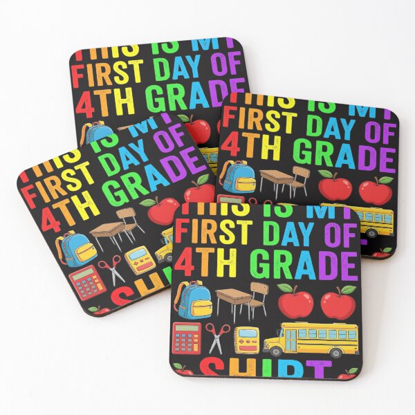 Item preview, My First Day of 4th Grade Fourth School Boys Girls designed and sold by Vexat062Art.