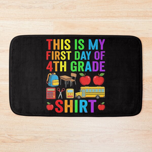 Item preview, My First Day of 4th Grade Fourth School Boys Girls designed and sold by Vexat062Art.