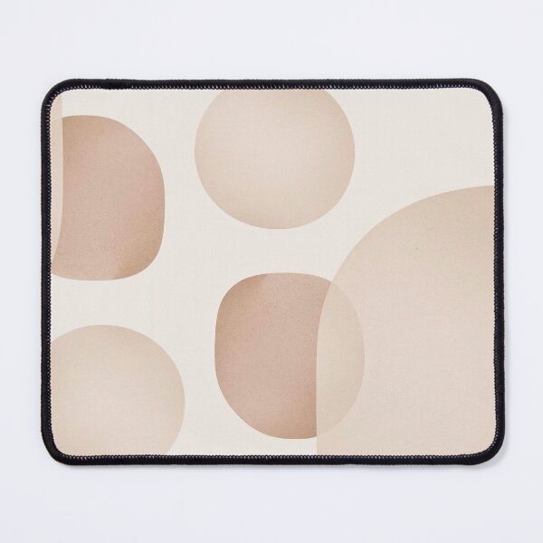 Item preview, Boho Minimal Abstract Circles in Warm Neutral Colors designed and sold by Cozyartsss.