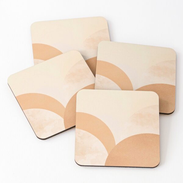 Item preview, Boho Sun Abstract Wall Art in Warm Neutral Tones designed and sold by Cozyartsss.