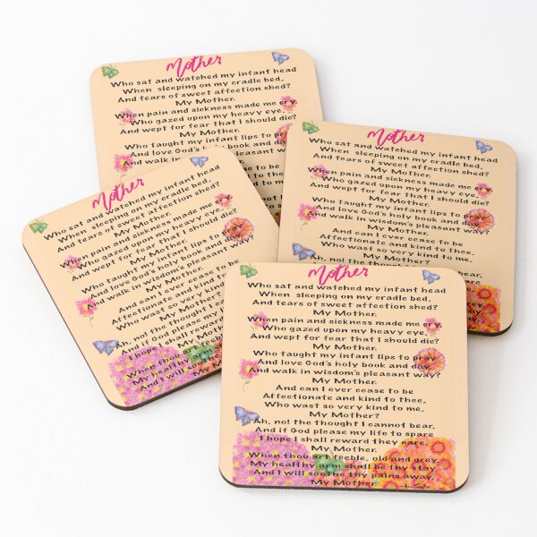 Item preview, The best Mother’s Day gifts, Mother’s Day poem - My Mother Beautiful poem about motherhood designed and sold by Artonmytee.