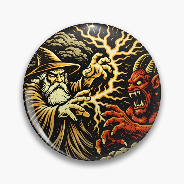 Item preview, The Wizard And The Demon designed and sold by Agora-Arts.