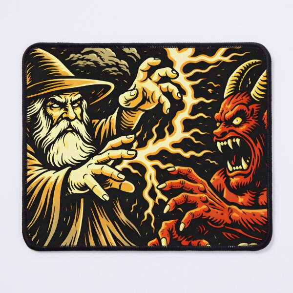 Item preview, The Wizard And The Demon designed and sold by Agora-Arts.