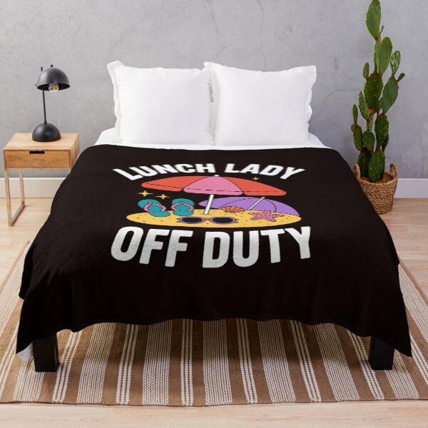 Item preview, Lunch Lady Off Duty School Break Summer Vacation Lunch Hero designed and sold by MichaelStalkas.