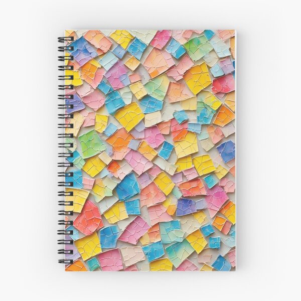 Item preview, Pastel Fragments: A Colorful Abstract Mosaic Texture designed and sold by Virtuals1.
