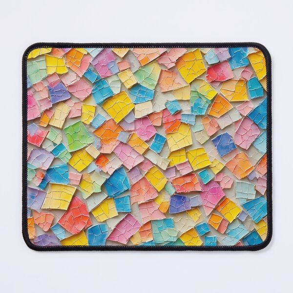 Item preview, Pastel Fragments: A Colorful Abstract Mosaic Texture designed and sold by Virtuals1.