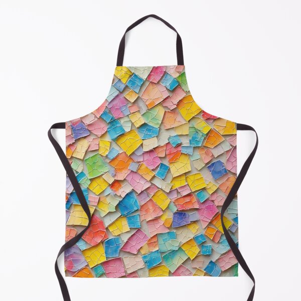 Item preview, Pastel Fragments: A Colorful Abstract Mosaic Texture designed and sold by Virtuals1.