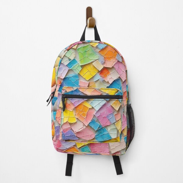Item preview, Pastel Fragments: A Colorful Abstract Mosaic Texture designed and sold by Virtuals1.
