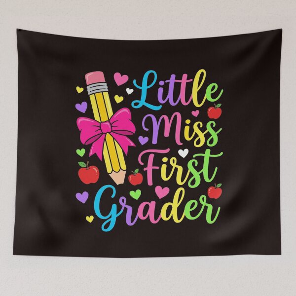Item preview, Little Miss First Grader Back To School 1st Grade Kids designed and sold by MichaelStalkas.