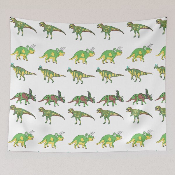 Item preview, Dino Pattern (white) designed and sold by 13mtm80-Designs.