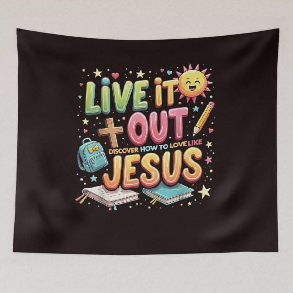 Item preview, Live it Out Bible School 2026 Christian Youth Camp designed and sold by MichaelStalkas.