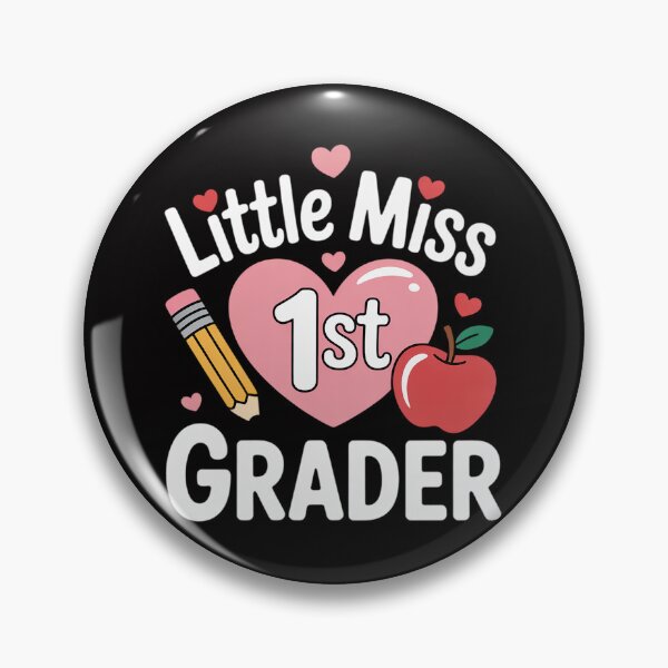 Item preview, Little Miss 1st Grader First Day Of Hello First Grade Girls designed and sold by Vexat062Art.