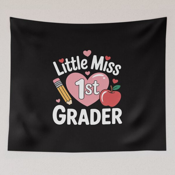 Item preview, Little Miss 1st Grader First Day Of Hello First Grade Girls designed and sold by Vexat062Art.