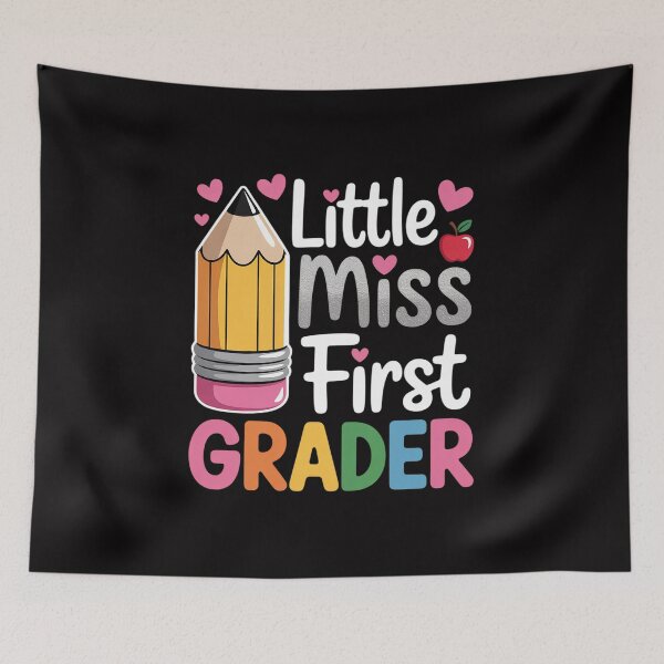 Item preview, Little Miss 1st Grader First Day Of School Hello First Grade designed and sold by Vexat062Art.