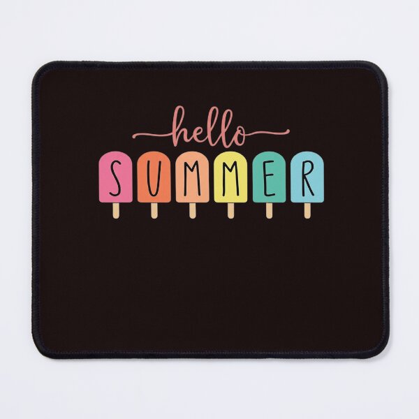 Item preview, Hello Summer Vacation Ice Cream Popsicle Ice Lolly Gift Men Women Girls Kids designed and sold by MichaelStalkas.