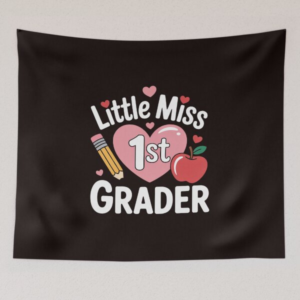 Item preview, Little Miss 1st Grader First Day Of Hello First Grade Girls designed and sold by MichaelStalkas.