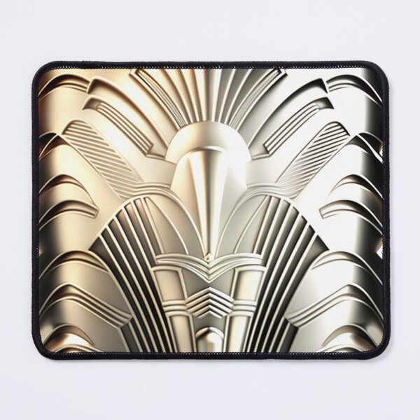 Item preview, ALL CHROME - Art Deco - PATTERN - Chrome  designed and sold by CleverCulture.
