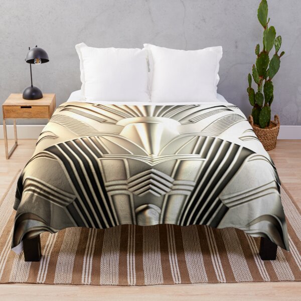 Item preview, ALL CHROME - Art Deco - PATTERN - Chrome  designed and sold by CleverCulture.