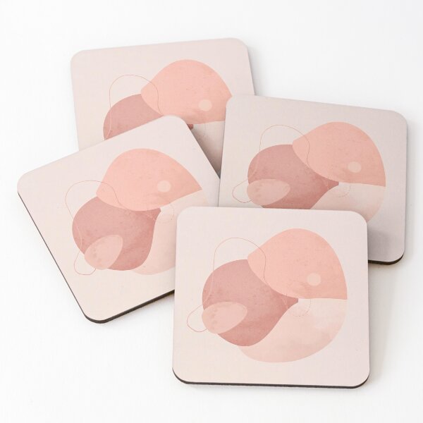 Item preview, Warm Blush & Terracotta Organic Abstract designed and sold by Cozyartsss.