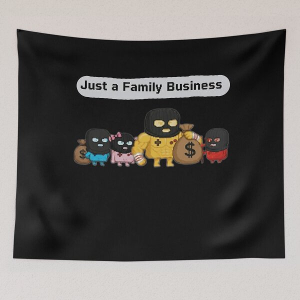 Item preview, Just a Family Business - beep family designed and sold by TinyJoy Studio.