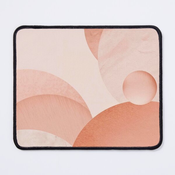 Item preview, Warm Terracotta & Blush Geometric Zen Abstract designed and sold by Cozyartsss.
