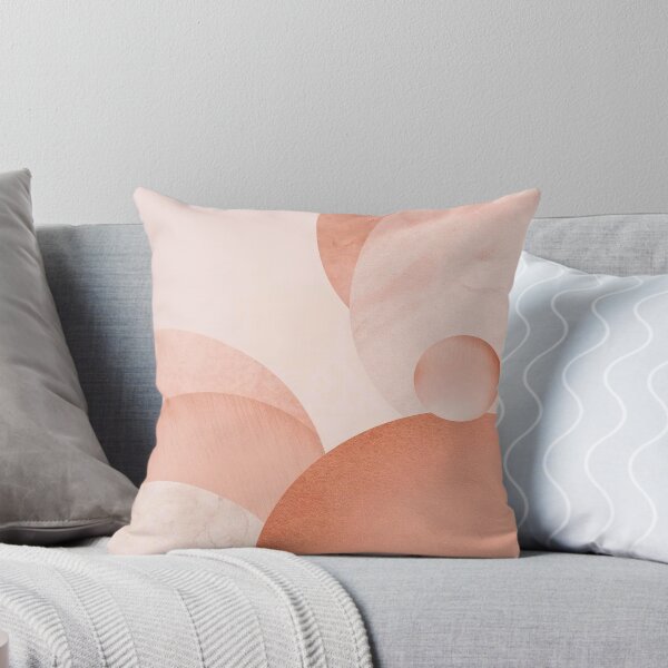 Item preview, Warm Terracotta & Blush Geometric Zen Abstract designed and sold by Cozyartsss.