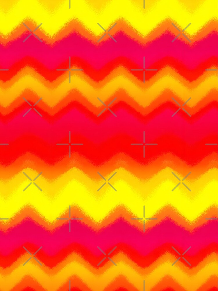 Thumbnail 4 of 4, iPhone Case, Solar Flare Ric Rac Waves Pattern designed and sold by bubblegoth.