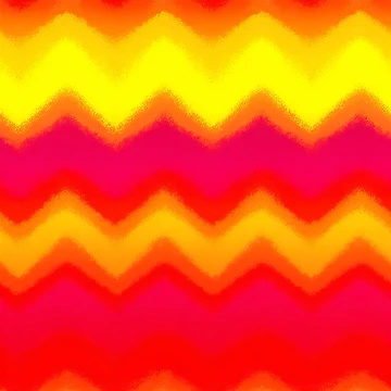 Artwork thumbnail, Solar Flare Ric Rac Waves Pattern by bubblegoth