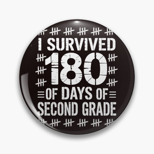 Item preview, I Survived 180 Days 2nd Grade Cute Last Day of School designed and sold by MichaelStalkas.