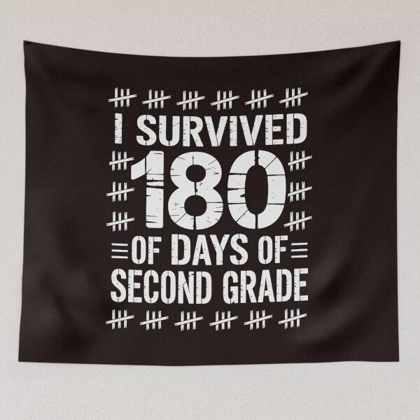 Item preview, I Survived 180 Days 2nd Grade Cute Last Day of School designed and sold by MichaelStalkas.